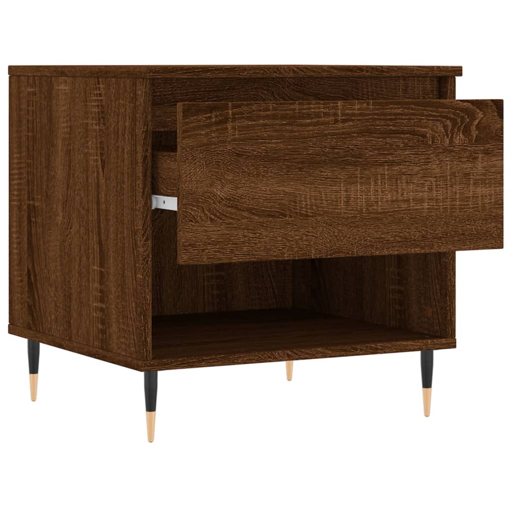 Couchtische 2 Stk. Braun Eichen-Optik 50x46x50 cm Holzwerkstoff - Pazzar.ch