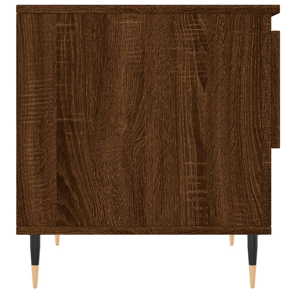 Couchtische 2 Stk. Braun Eichen-Optik 50x46x50 cm Holzwerkstoff - Pazzar.ch