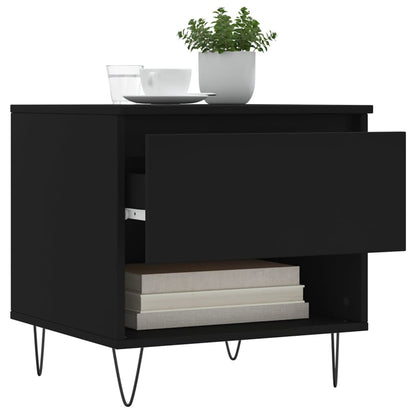 Couchtisch Schwarz 50x46x50 cm Holzwerkstoff - Pazzar.ch