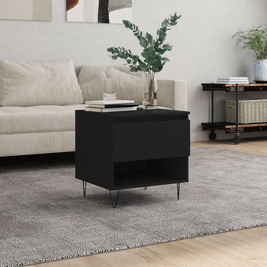 Couchtisch Schwarz 50x46x50 cm Holzwerkstoff - Pazzar.ch