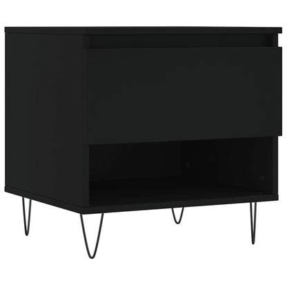 Couchtische 2 Stk. Schwarz 50x46x50 cm Holzwerkstoff - Pazzar.ch