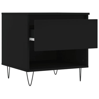 Couchtische 2 Stk. Schwarz 50x46x50 cm Holzwerkstoff - Pazzar.ch