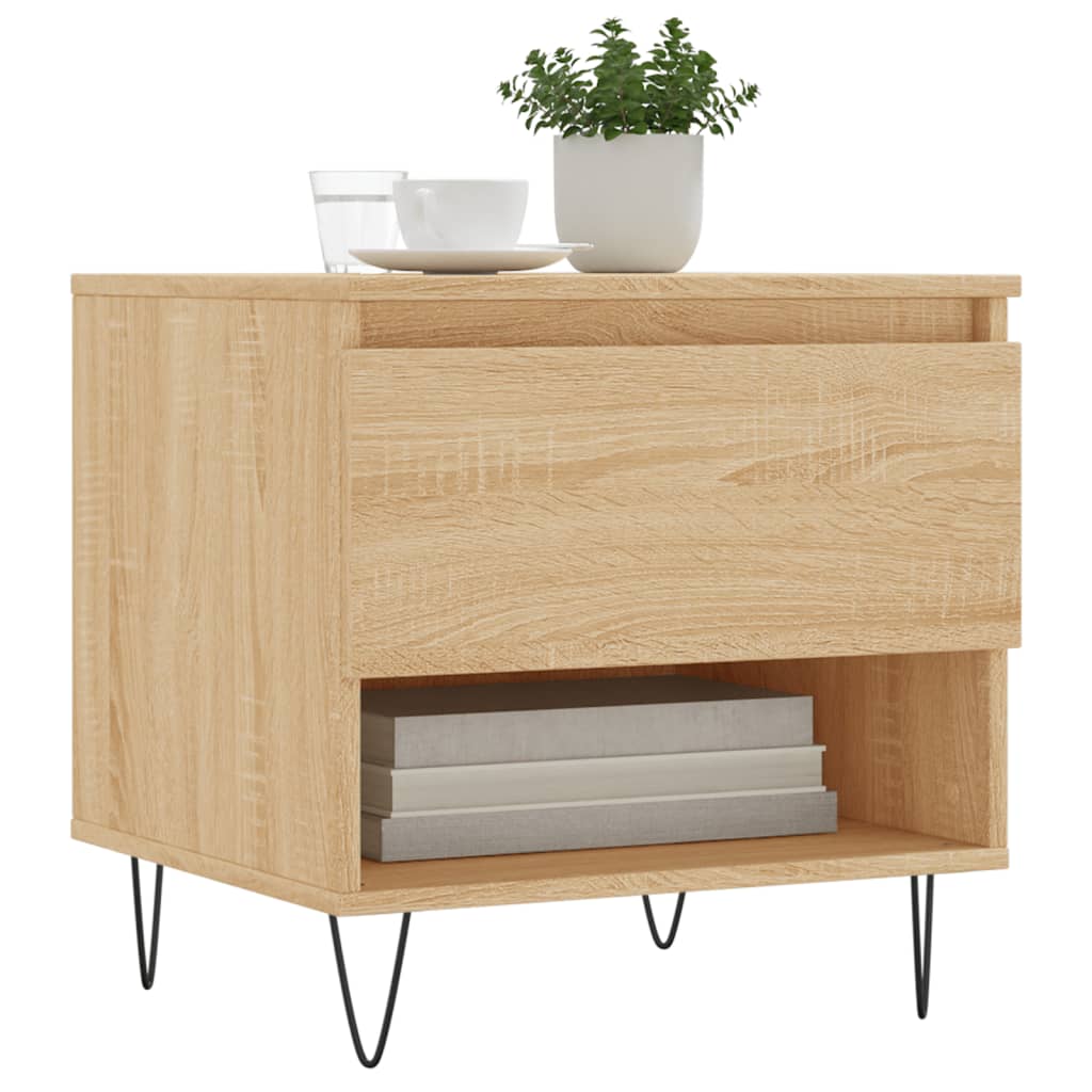Couchtische 2 Stk. Sonoma-Eiche 50x46x50 cm Holzwerkstoff - Pazzar.ch
