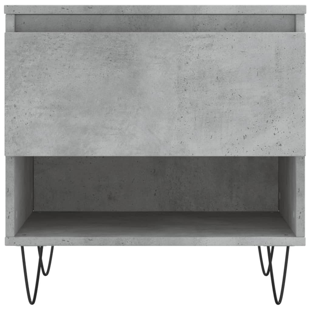 Couchtische 2 Stk. Betongrau 50x46x50 cm Holzwerkstoff - Pazzar.ch