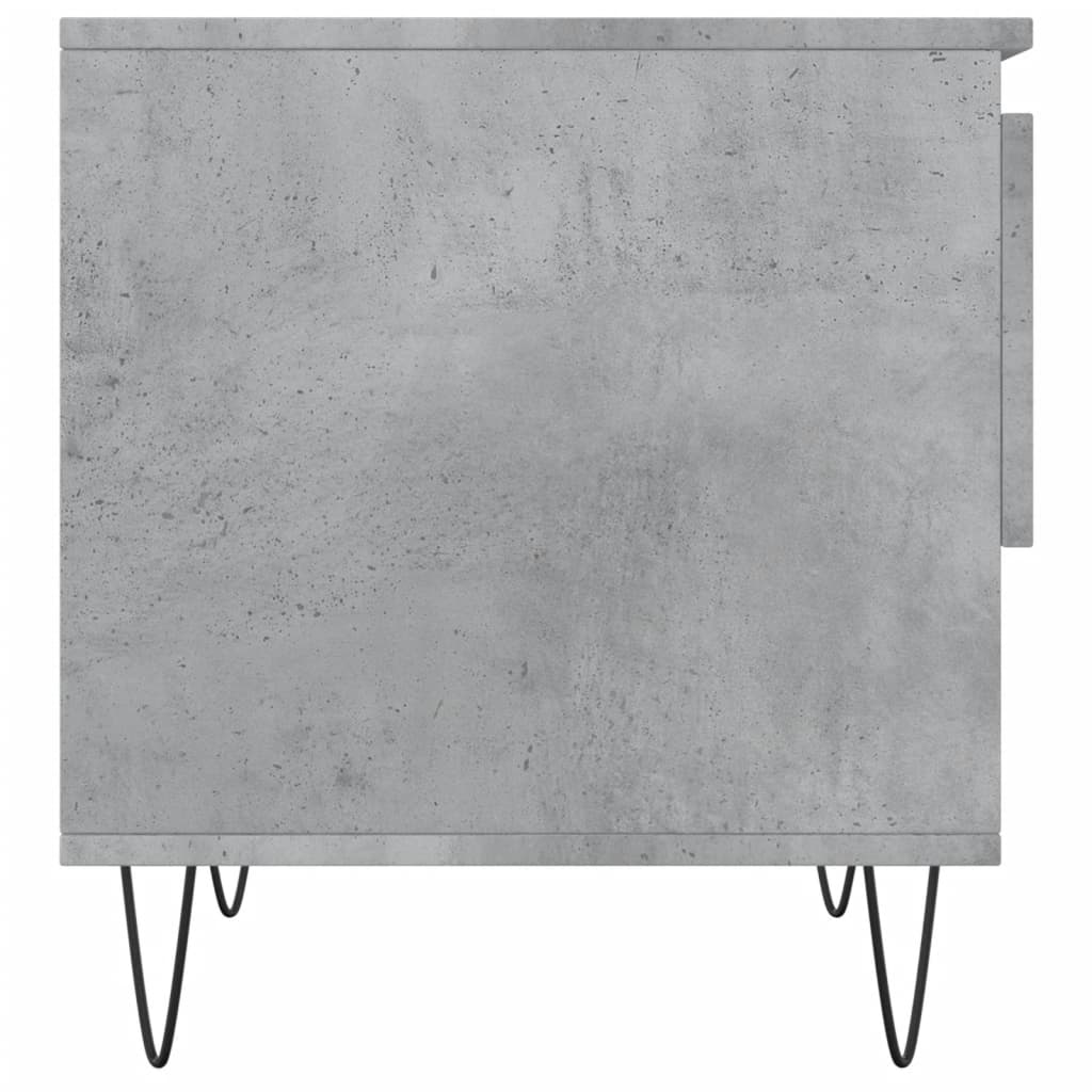 Couchtische 2 Stk. Betongrau 50x46x50 cm Holzwerkstoff - Pazzar.ch