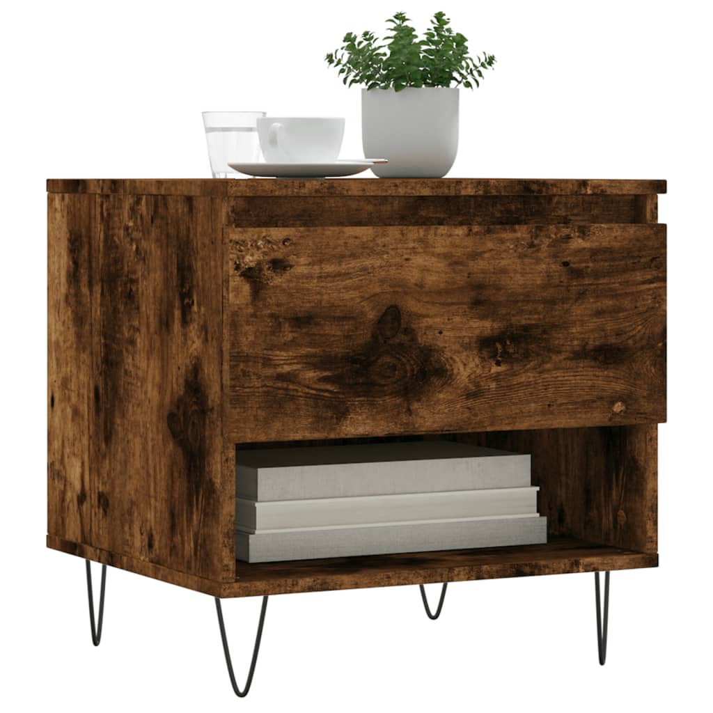 Couchtische 2 Stk. Räuchereiche 50x46x50 cm Holzwerkstoff - Pazzar.ch