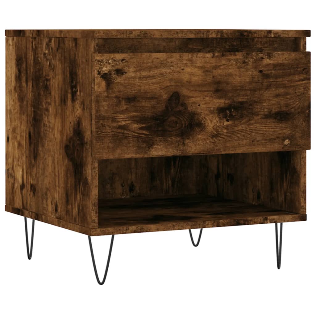 Couchtische 2 Stk. Räuchereiche 50x46x50 cm Holzwerkstoff - Pazzar.ch