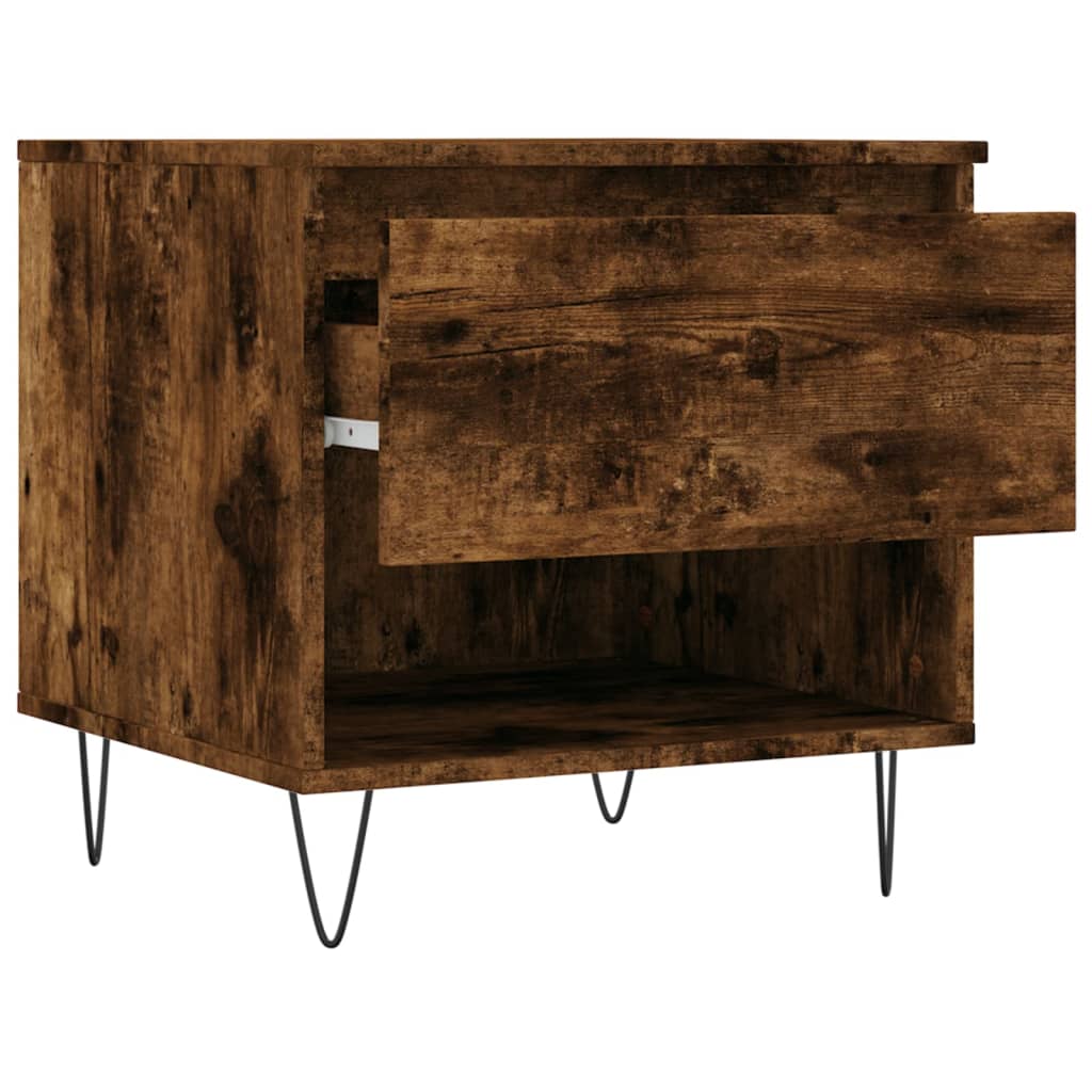 Couchtische 2 Stk. Räuchereiche 50x46x50 cm Holzwerkstoff - Pazzar.ch