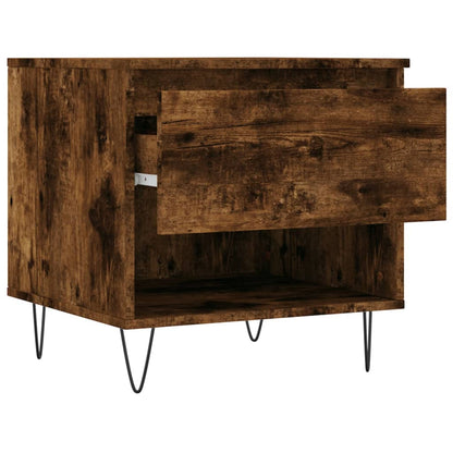 Couchtische 2 Stk. Räuchereiche 50x46x50 cm Holzwerkstoff - Pazzar.ch