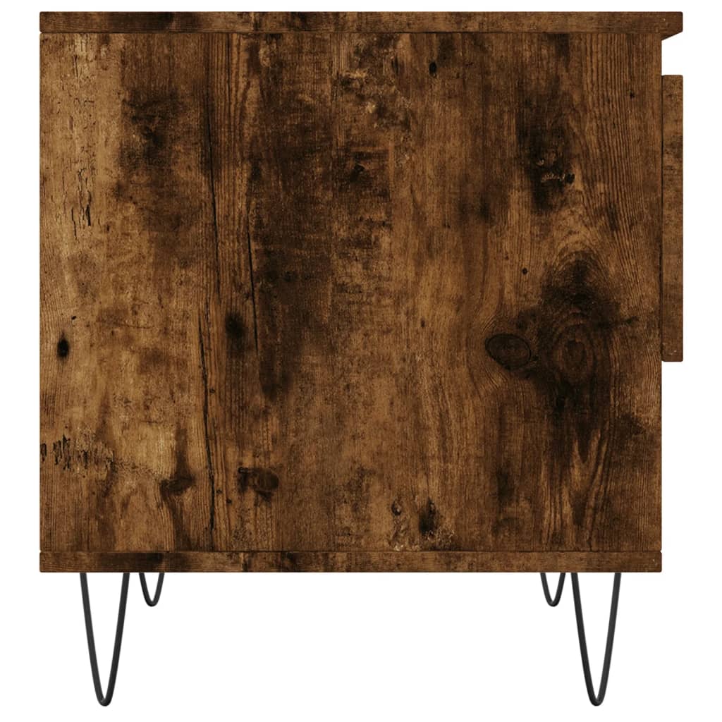 Couchtische 2 Stk. Räuchereiche 50x46x50 cm Holzwerkstoff - Pazzar.ch