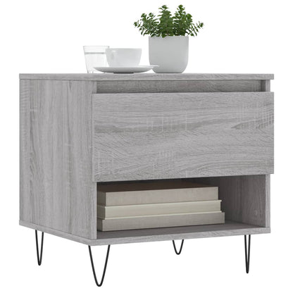 Couchtische 2 Stk. Grau Sonoma 50x46x50 cm Holzwerkstoff - Pazzar.ch