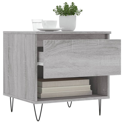 Couchtische 2 Stk. Grau Sonoma 50x46x50 cm Holzwerkstoff - Pazzar.ch