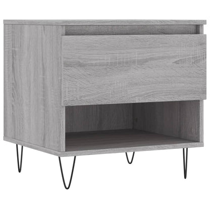 Couchtische 2 Stk. Grau Sonoma 50x46x50 cm Holzwerkstoff - Pazzar.ch