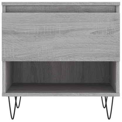 Couchtische 2 Stk. Grau Sonoma 50x46x50 cm Holzwerkstoff - Pazzar.ch
