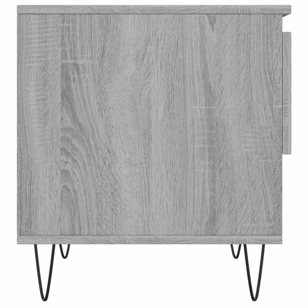 Couchtische 2 Stk. Grau Sonoma 50x46x50 cm Holzwerkstoff - Pazzar.ch