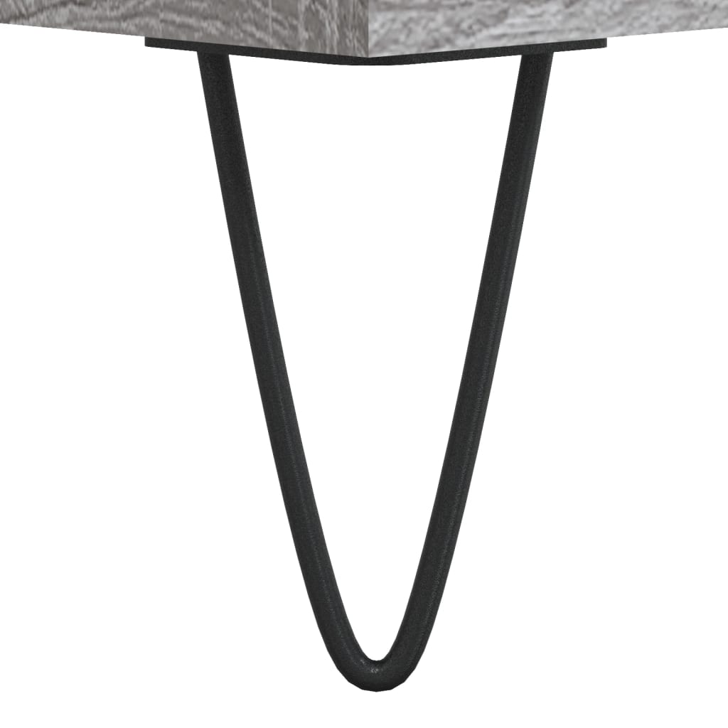 Couchtische 2 Stk. Grau Sonoma 50x46x50 cm Holzwerkstoff - Pazzar.ch