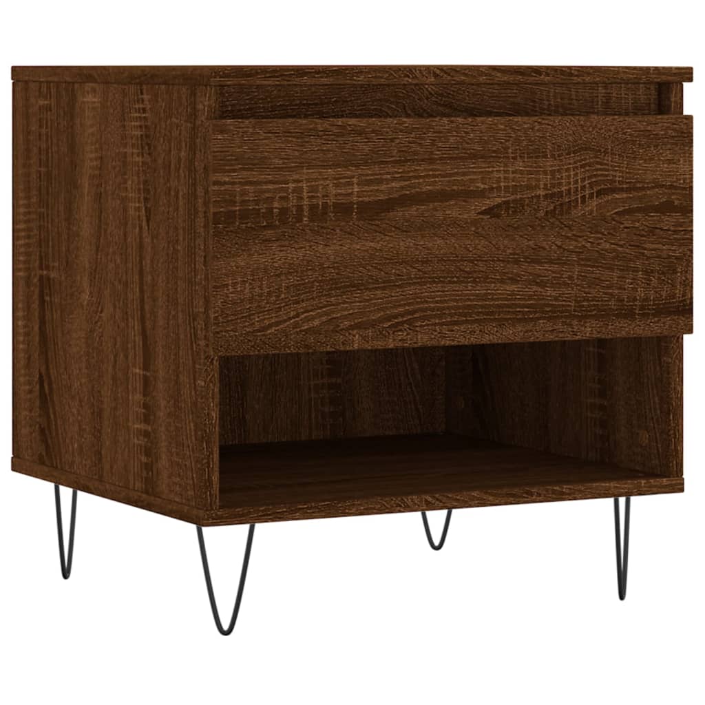 Couchtische 2 Stk. Braun Eichen-Optik 50x46x50 cm Holzwerkstoff - Pazzar.ch