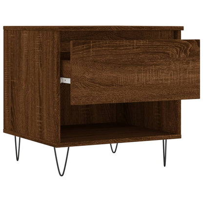 Couchtische 2 Stk. Braun Eichen-Optik 50x46x50 cm Holzwerkstoff - Pazzar.ch