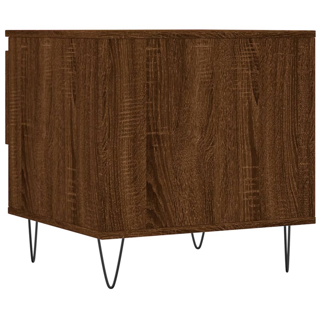 Couchtische 2 Stk. Braun Eichen-Optik 50x46x50 cm Holzwerkstoff - Pazzar.ch