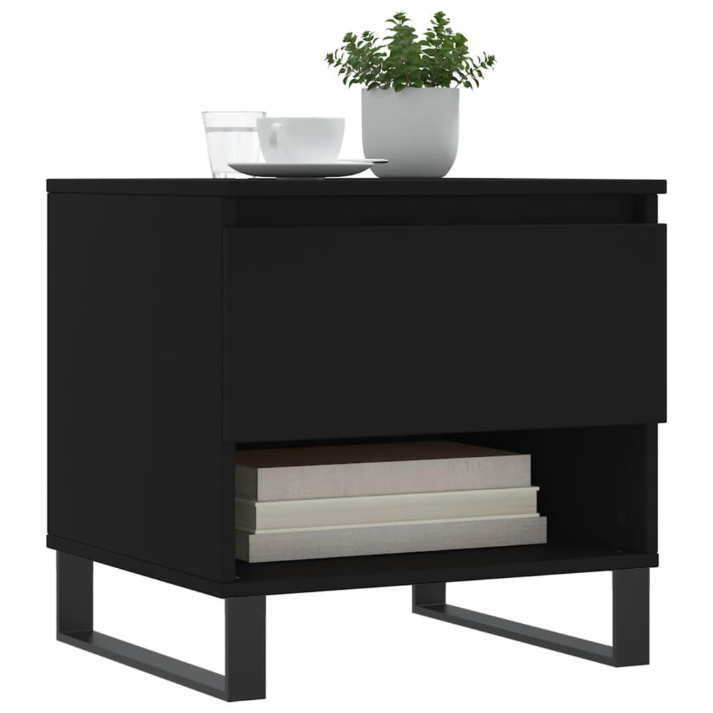 Couchtisch Schwarz 50x46x50 cm Holzwerkstoff - Pazzar.ch