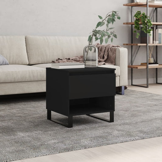 Couchtisch Schwarz 50x46x50 cm Holzwerkstoff - Pazzar.ch