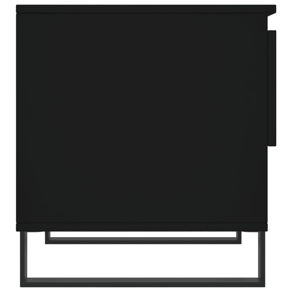 Couchtische 2 Stk. Schwarz 50x46x50 cm Holzwerkstoff - Pazzar.ch