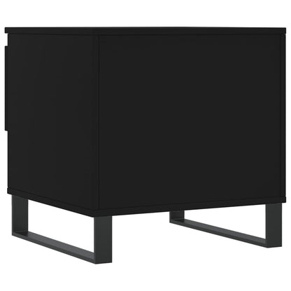 Couchtische 2 Stk. Schwarz 50x46x50 cm Holzwerkstoff - Pazzar.ch