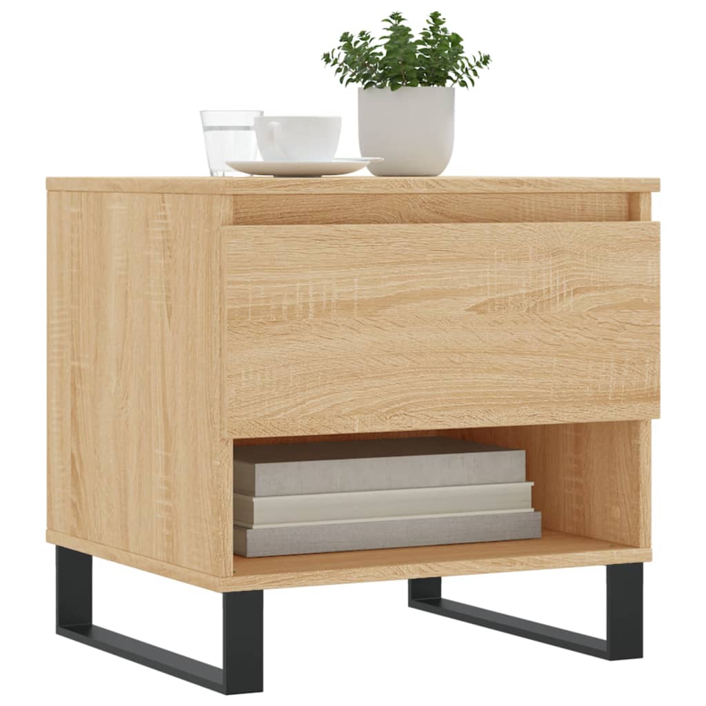 Couchtische 2 Stk. Sonoma-Eiche 50x46x50 cm Holzwerkstoff - Pazzar.ch