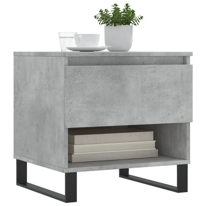 Couchtische 2 Stk. Betongrau 50x46x50 cm Holzwerkstoff - Pazzar.ch