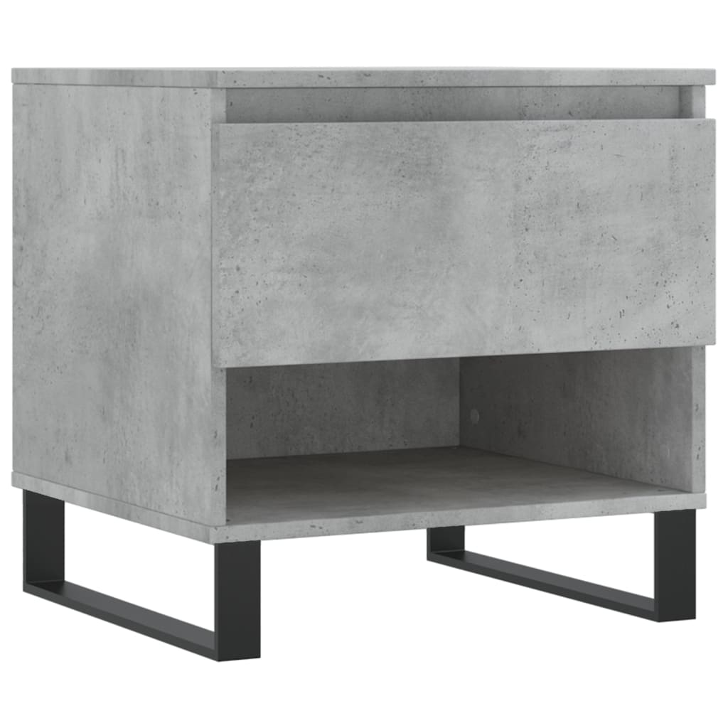 Couchtische 2 Stk. Betongrau 50x46x50 cm Holzwerkstoff - Pazzar.ch