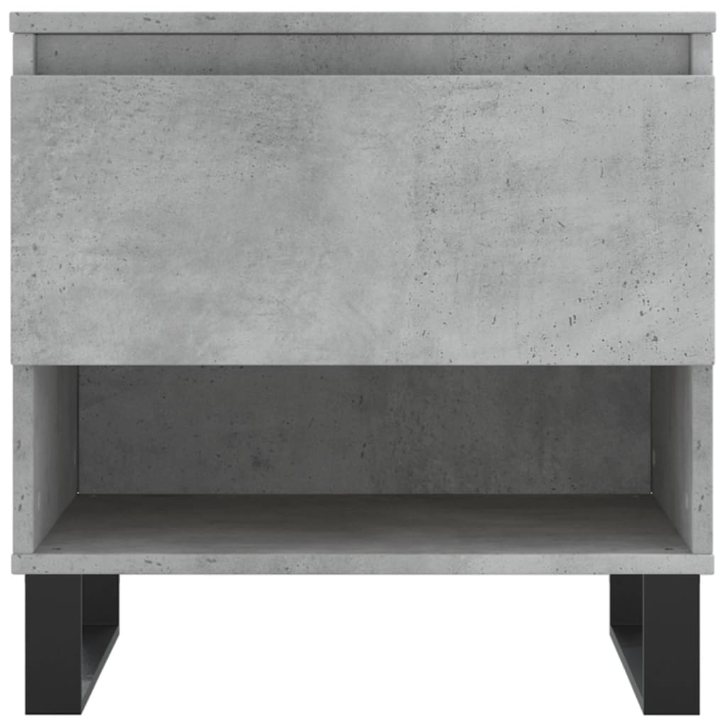 Couchtische 2 Stk. Betongrau 50x46x50 cm Holzwerkstoff - Pazzar.ch