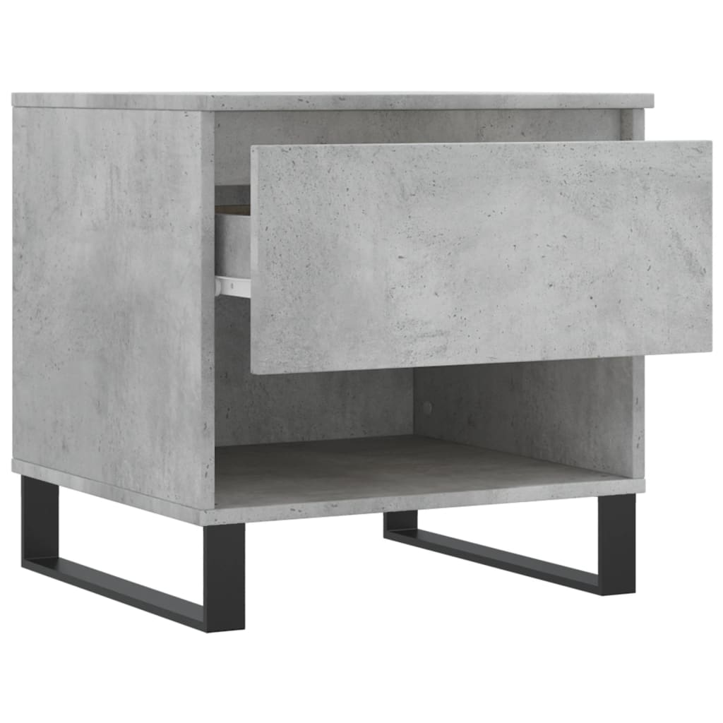 Couchtische 2 Stk. Betongrau 50x46x50 cm Holzwerkstoff - Pazzar.ch