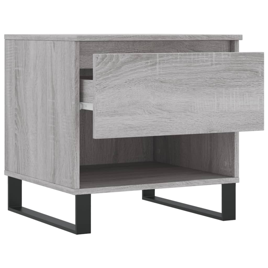 Couchtische 2 Stk. Grau Sonoma 50x46x50 cm Holzwerkstoff - Pazzar.ch