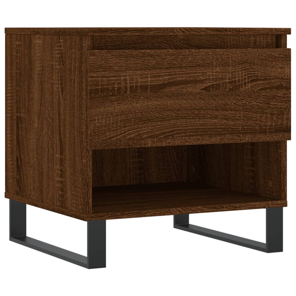 Couchtisch Braun Eichen-Optik 50x46x50 cm Holzwerkstoff - Pazzar.ch