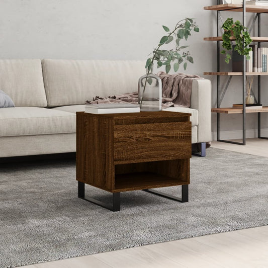 Couchtisch Braun Eichen-Optik 50x46x50 cm Holzwerkstoff - Pazzar.ch