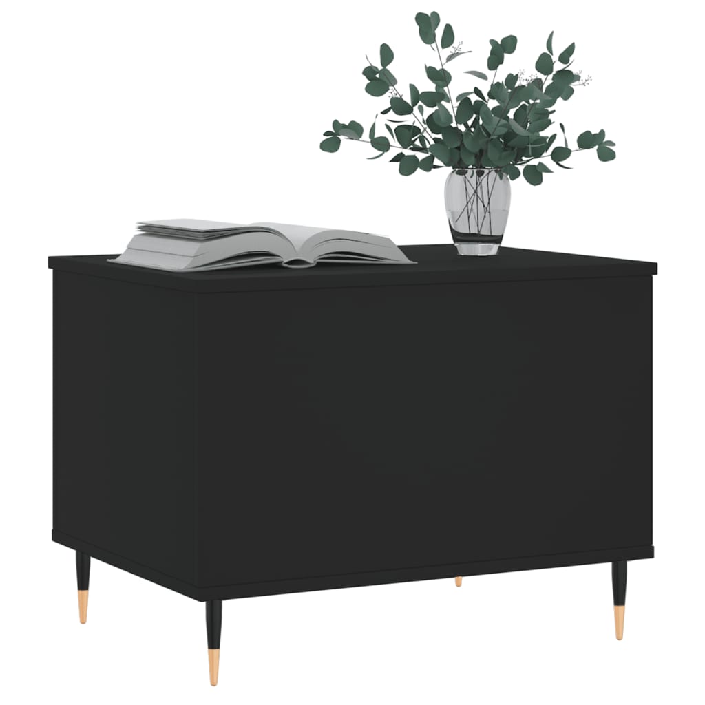 Couchtisch Schwarz 60x44,5x45 cm Holzwerkstoff - Pazzar.ch