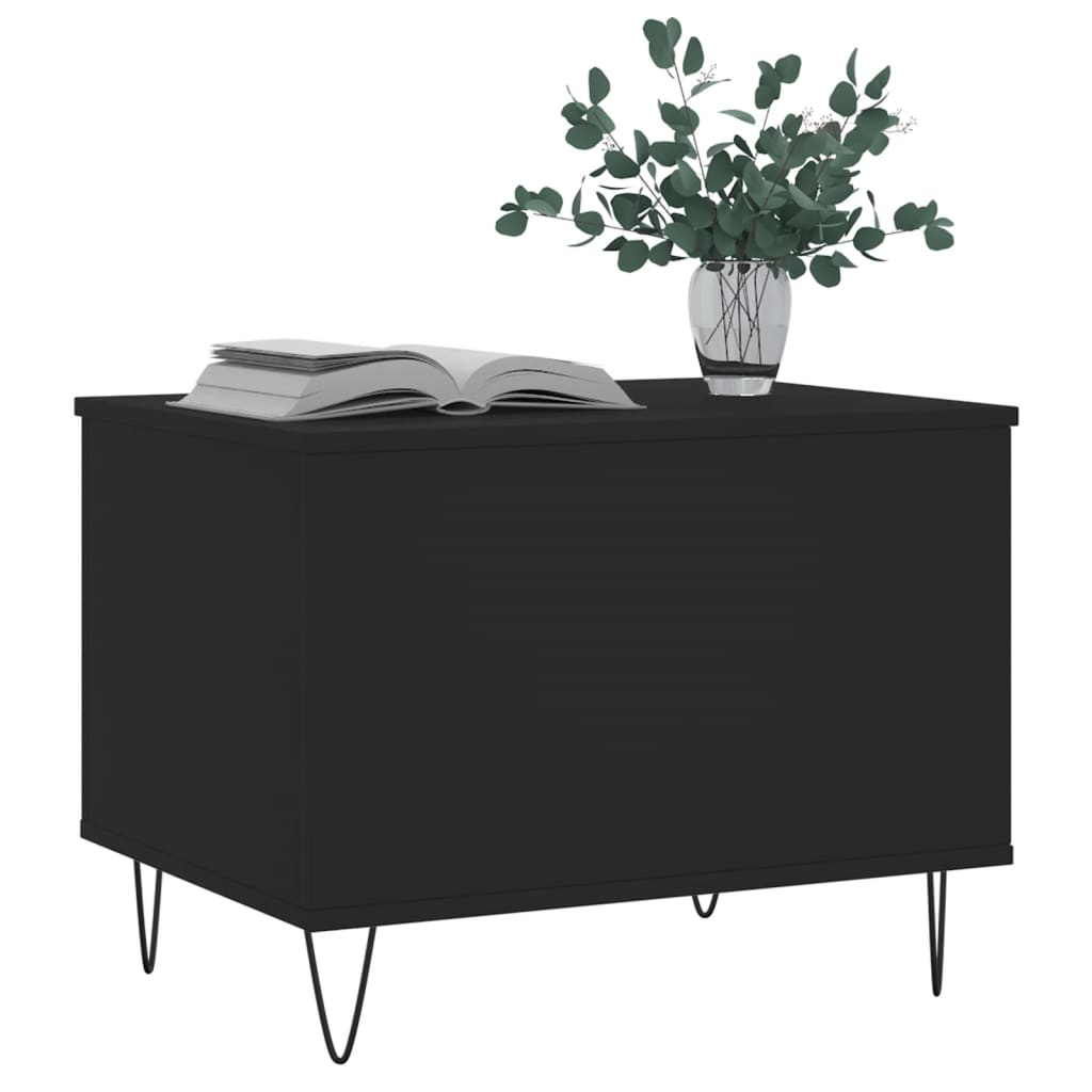 Couchtisch Schwarz 60x44,5x45 cm Holzwerkstoff - Pazzar.ch