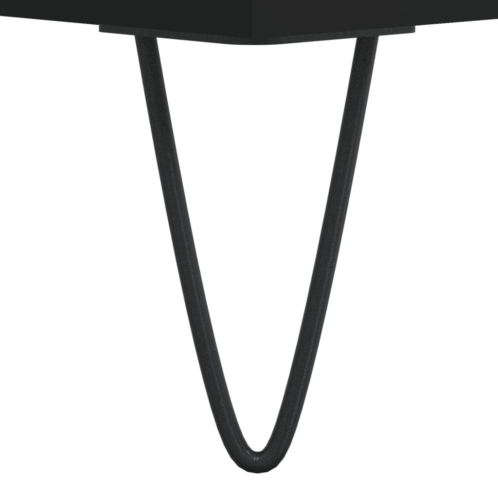 Couchtisch Schwarz 60x44,5x45 cm Holzwerkstoff - Pazzar.ch