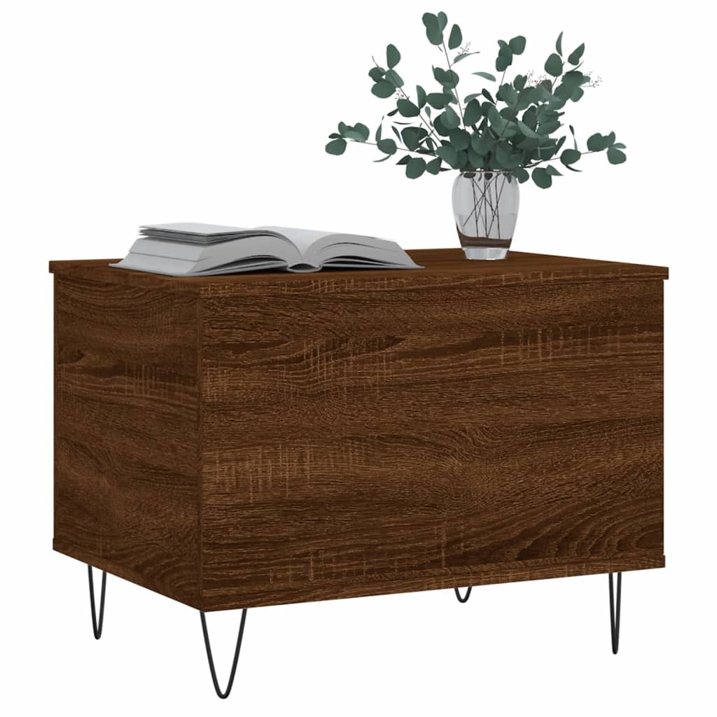 Couchtisch Braun Eichen-Optik 60x44,5x45 cm Holzwerkstoff - Pazzar.ch
