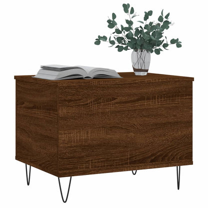 Couchtisch Braun Eichen-Optik 60x44,5x45 cm Holzwerkstoff - Pazzar.ch