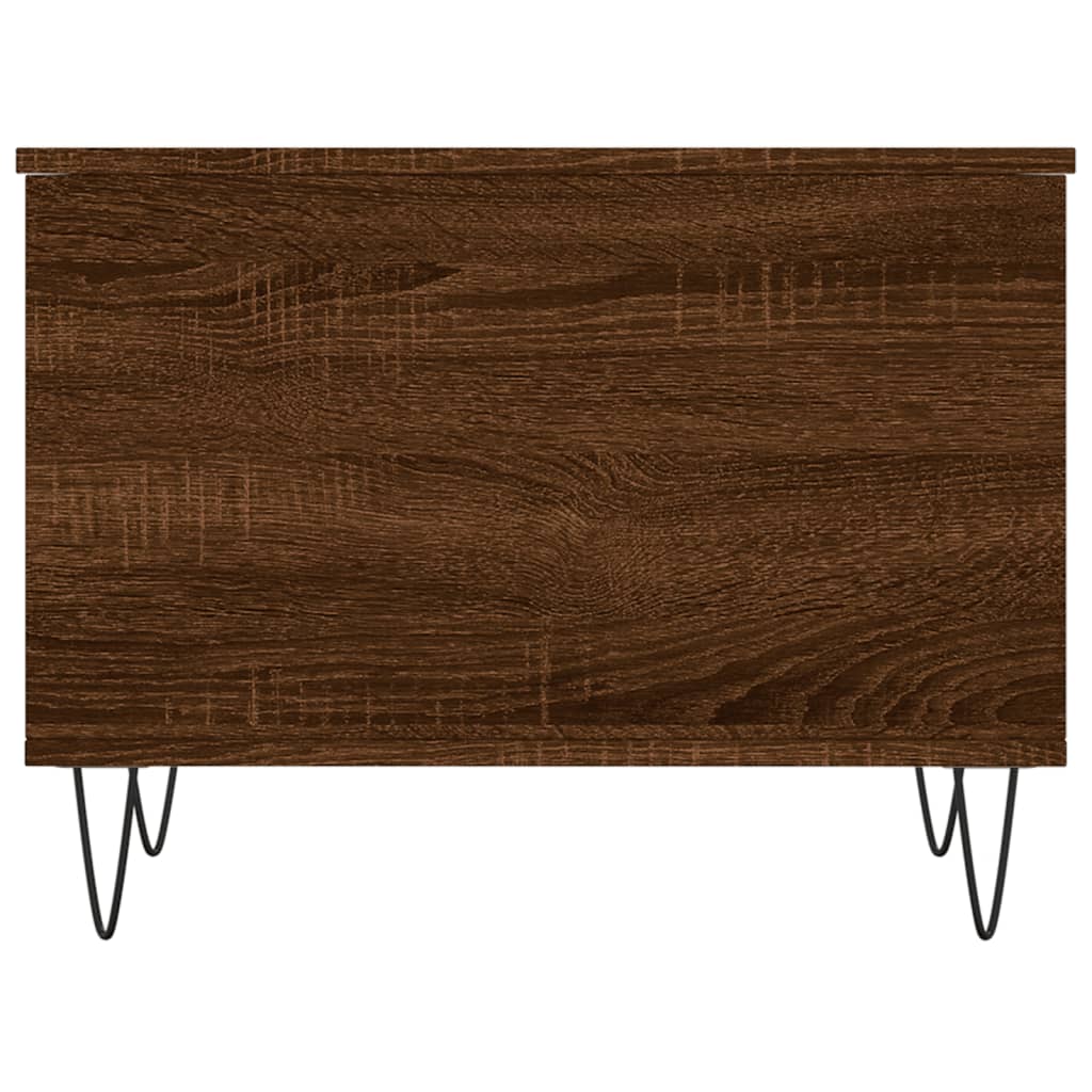 Couchtisch Braun Eichen-Optik 60x44,5x45 cm Holzwerkstoff - Pazzar.ch