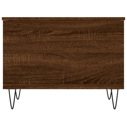 Couchtisch Braun Eichen-Optik 60x44,5x45 cm Holzwerkstoff - Pazzar.ch