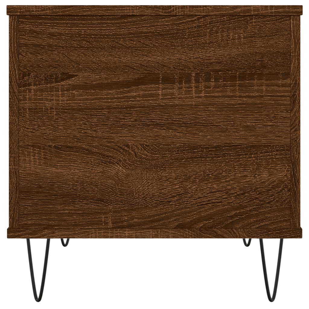 Couchtisch Braun Eichen-Optik 60x44,5x45 cm Holzwerkstoff - Pazzar.ch