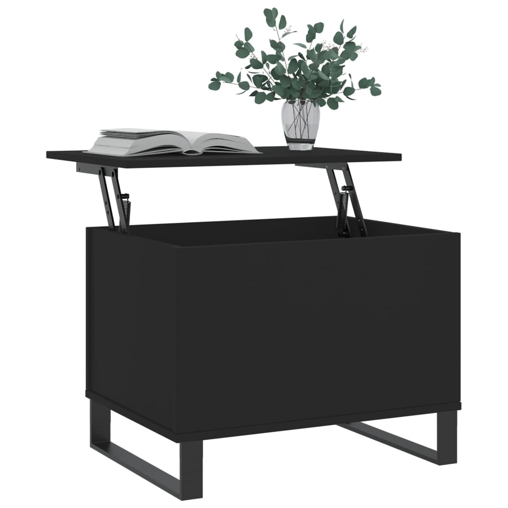 Couchtisch Schwarz 60x44,5x45 cm Holzwerkstoff - Pazzar.ch