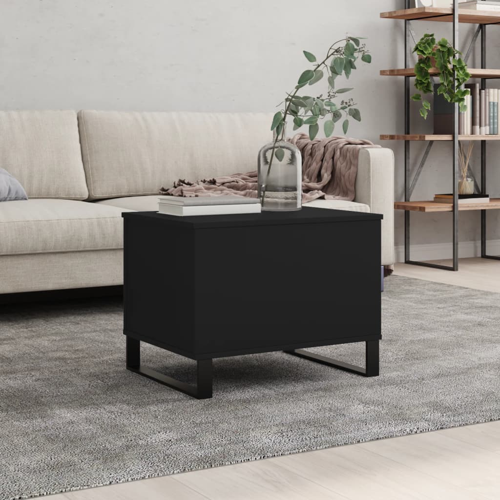 Couchtisch Schwarz 60x44,5x45 cm Holzwerkstoff - Pazzar.ch