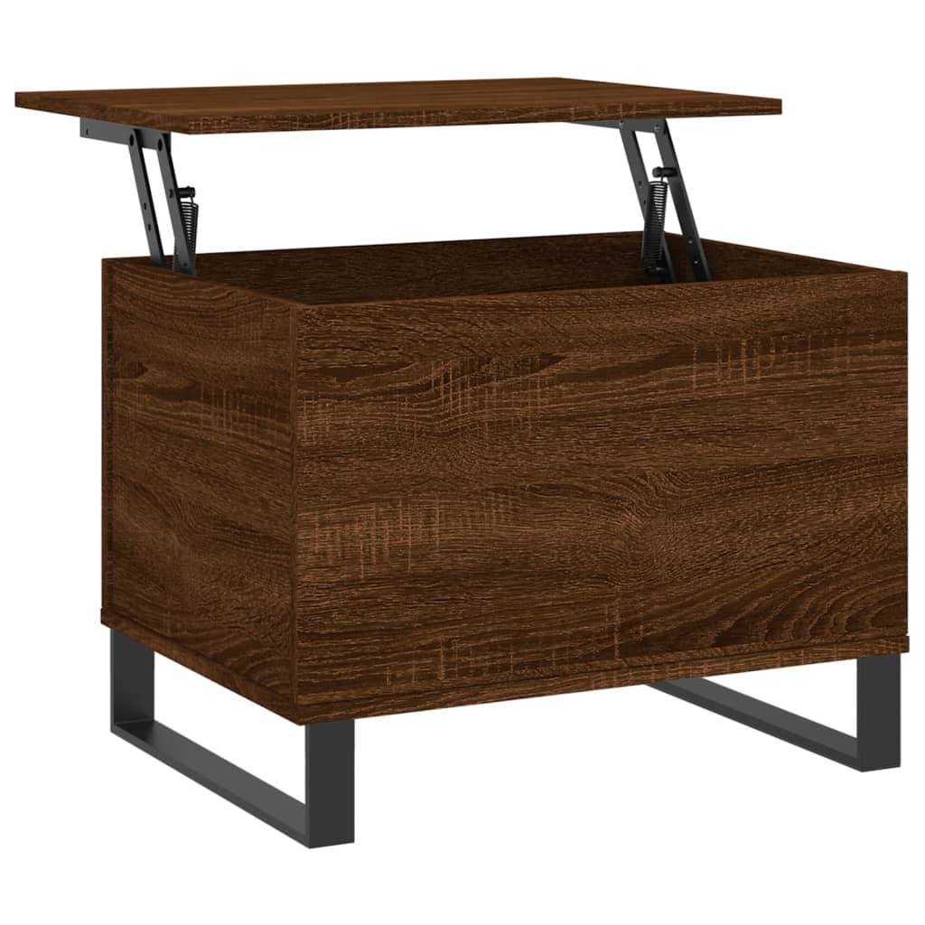 Couchtisch Braun Eichen-Optik 60x44,5x45 cm Holzwerkstoff - Pazzar.ch