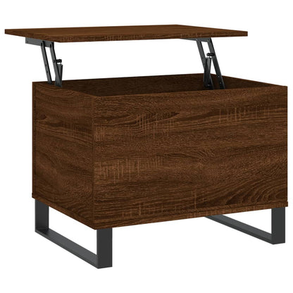 Couchtisch Braun Eichen-Optik 60x44,5x45 cm Holzwerkstoff - Pazzar.ch