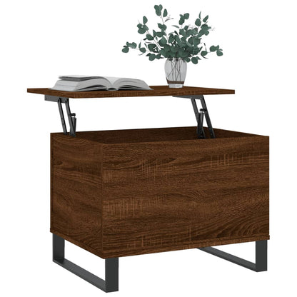 Couchtisch Braun Eichen-Optik 60x44,5x45 cm Holzwerkstoff - Pazzar.ch