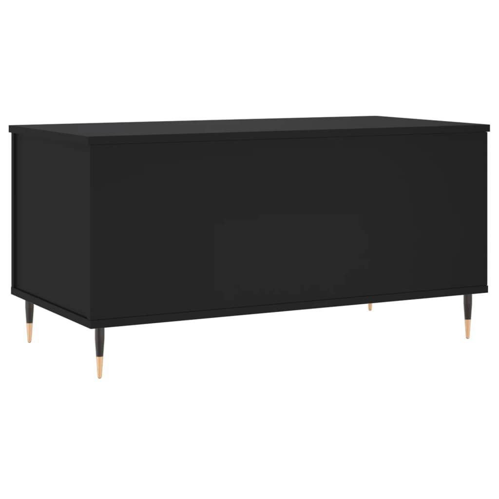 Couchtisch Schwarz 90x44,5x45 cm Holzwerkstoff - Pazzar.ch