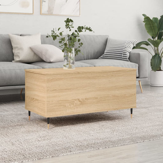 Couchtisch Sonoma-Eiche 90x44,5x45 cm Holzwerkstoff - Pazzar.ch